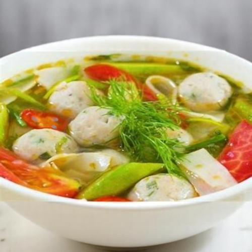 Canh chua chả cá thát lát